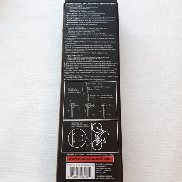 Bell Wheelhouse 200 Vertical Bike Bicycle Holder - Picture 3 of 3